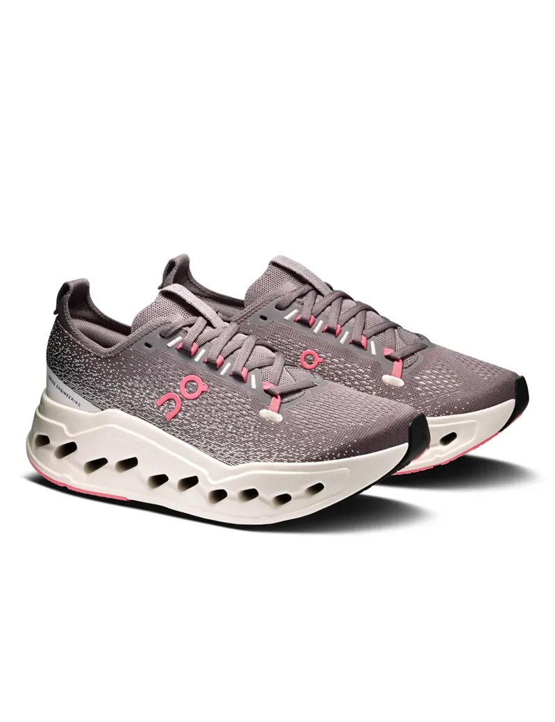 Cloudsurfer Max Womens Road Running Shoes - Pebble Oyster-1