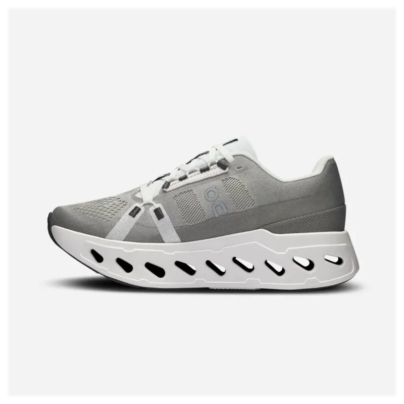 On Cloudeclipse Womens Road Running Shoes - Alloy White-4