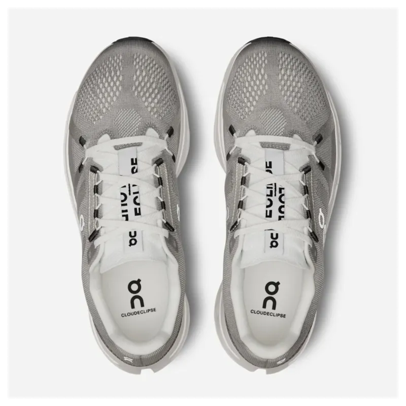 On Cloudeclipse Womens Road Running Shoes - Alloy White-3