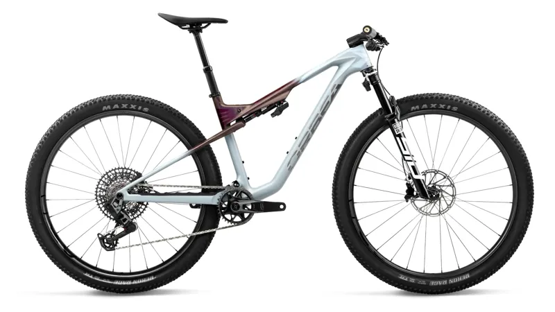 2027 Orbea Oiz M10 AXS Full Suspension Mountain Bike - Frozen Concrete Sunset Carbon View Matt