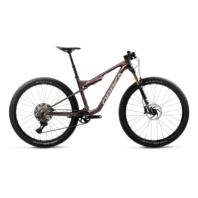 2027 Orbea Oiz M20 Full Suspension Mountain Bike - Burning Ashes C. View Matt Ivory White