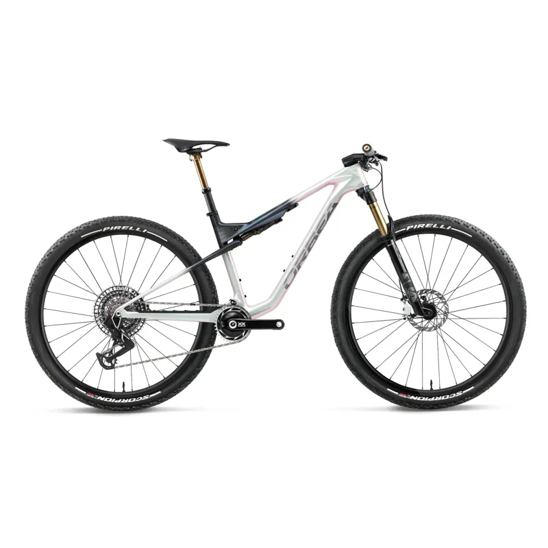 2027 Orbea Oiz M-Ltd Full Suspension Mountain Bike - Iris White Seaweed Carbon View