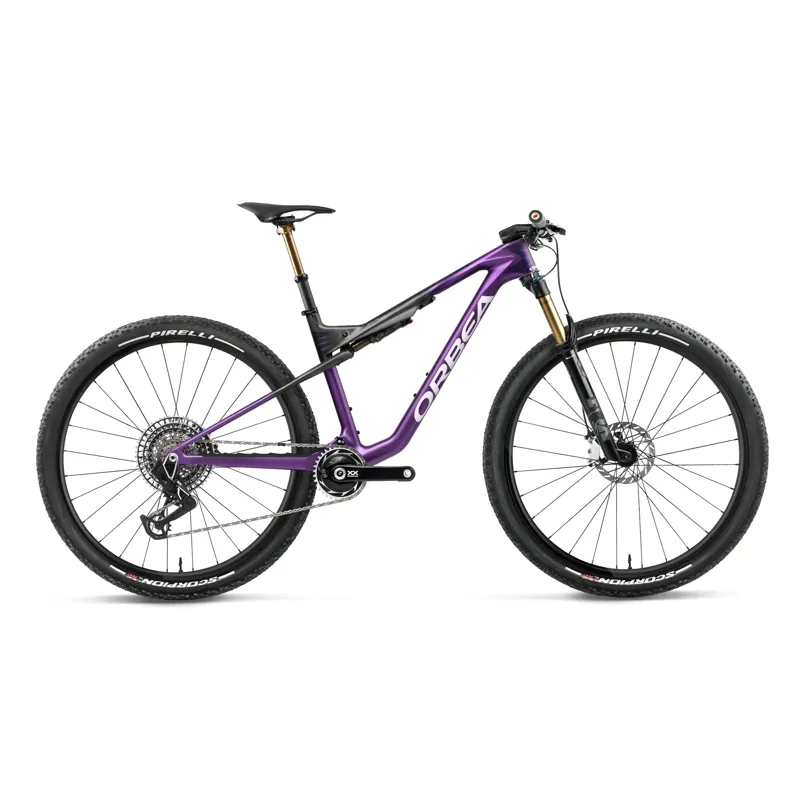 2027 Orbea Oiz M-Ltd Full Suspension Mountain Bike - Royal Plum Diamond Black Carbon View Matt