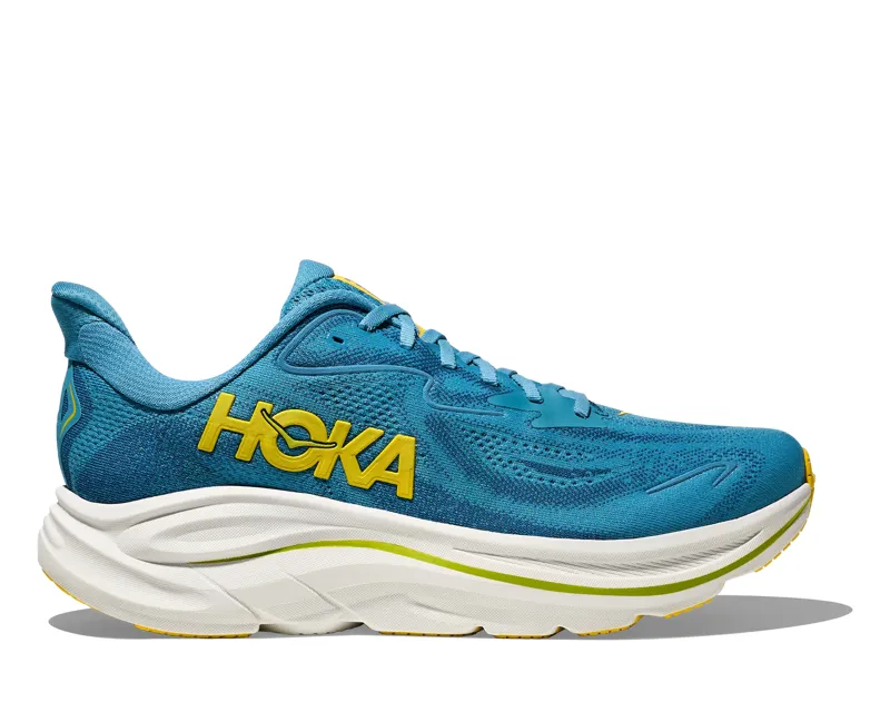 Hoka Clifton 10 Mens Road Running Shoe - Alpine Blue Foggy Night - UK12