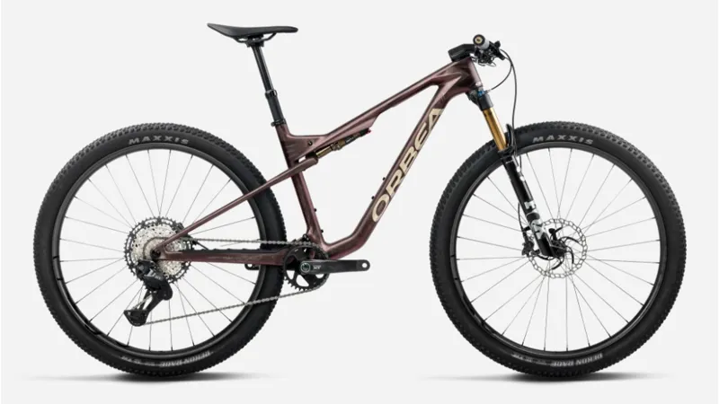 2027 Orbea Oiz M10 Full Suspension Mountain Bike - Burning Ashes C. View Matt Ivory White