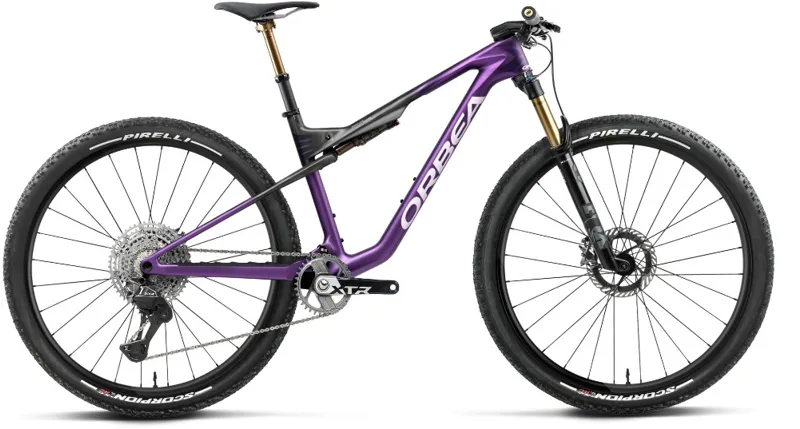 2027 Orbea Oiz M-Team Factory Full Suspension Mountain Bike - Royal Plum Diamond Black Carbon