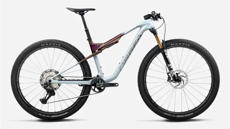 2027 Orbea Oiz M10 Full Suspension Mountain Bike - Frozen Concrete Sunset Carbon View Matt