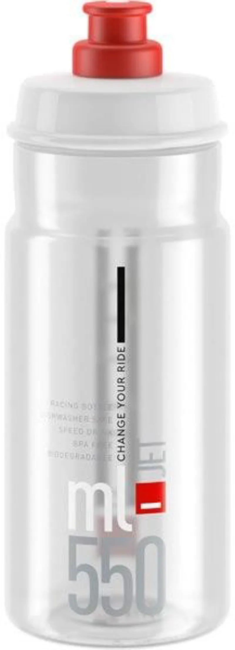 Elite Jet Biodegradable Water Bottle - Clear Red-1