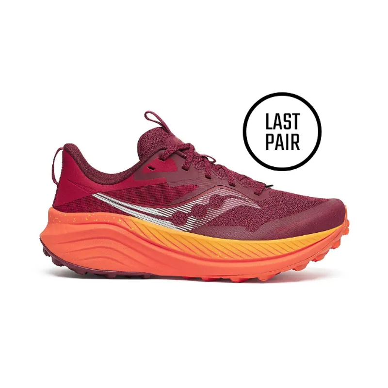 Saucony Xodus Ultra 3 Womens Trail Running Shoes - Currant Pepper - UK5