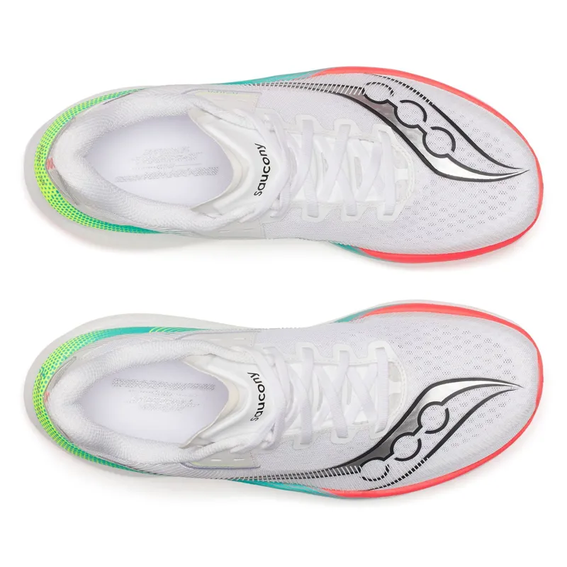 Saucony Endorphin Azura Mens Road Running Shoe - White Multi-2