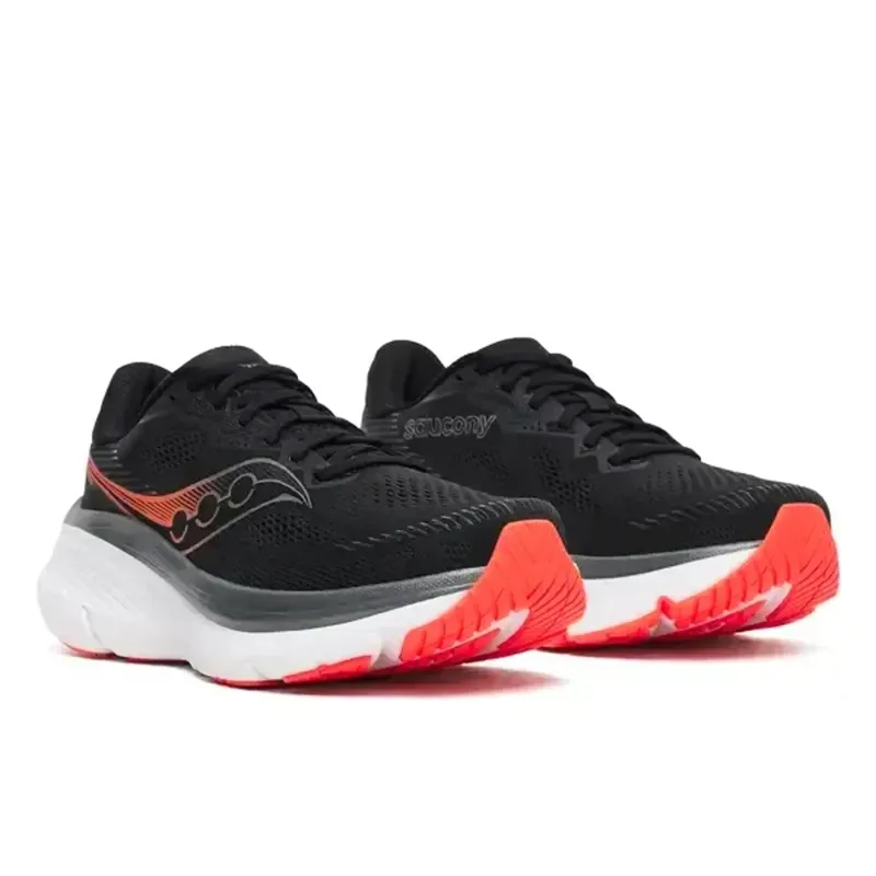Saucony Guide 19 Mens Supportive Road Running Shoe - Black Vizired-4