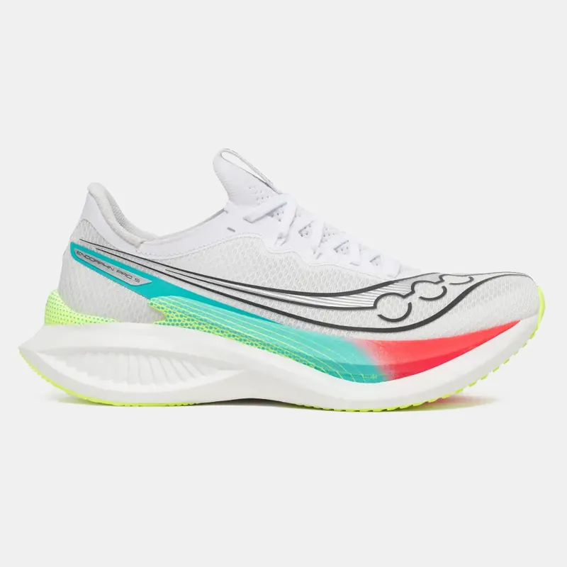 Saucony Endorphin Pro 5 Men's Road Running Shoe - White Multi