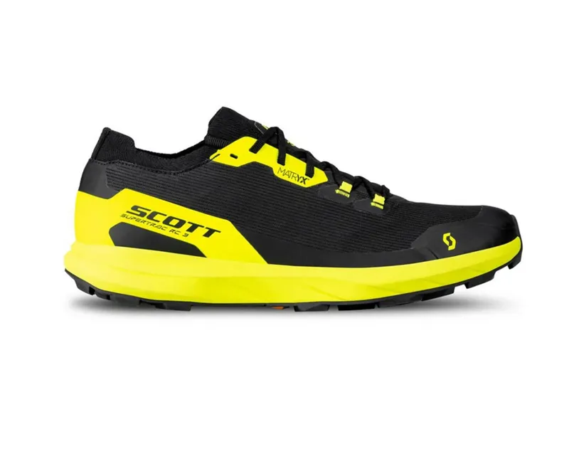Scott Supertrac RC 3 Trail Running Shoe - Black Safety Yellow