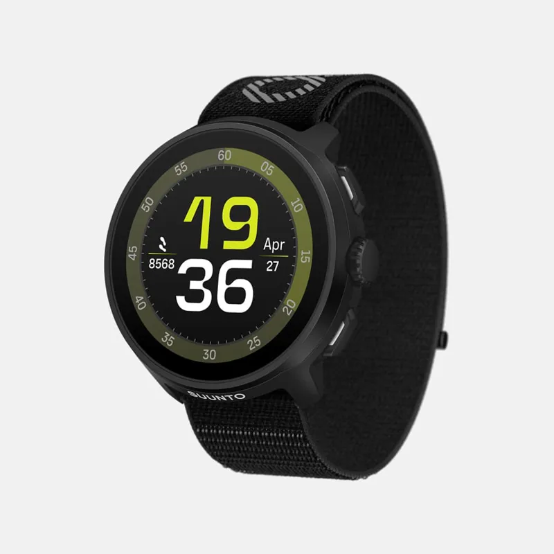 Suunto Run GPS Running Watch Textile Strap - All Black