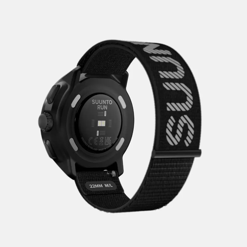 Suunto Run GPS Running Watch Textile Strap - All Black-2