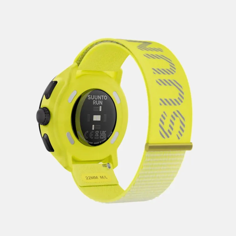 Suunto Run GPS Running Watch Textile Strap - Lime-2