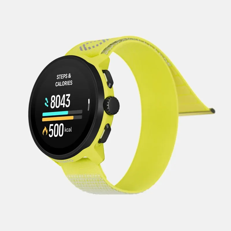 Suunto Run GPS Running Watch Textile Strap - Lime-1
