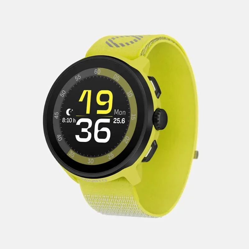 Suunto Run GPS Running Watch Textile Strap - Lime