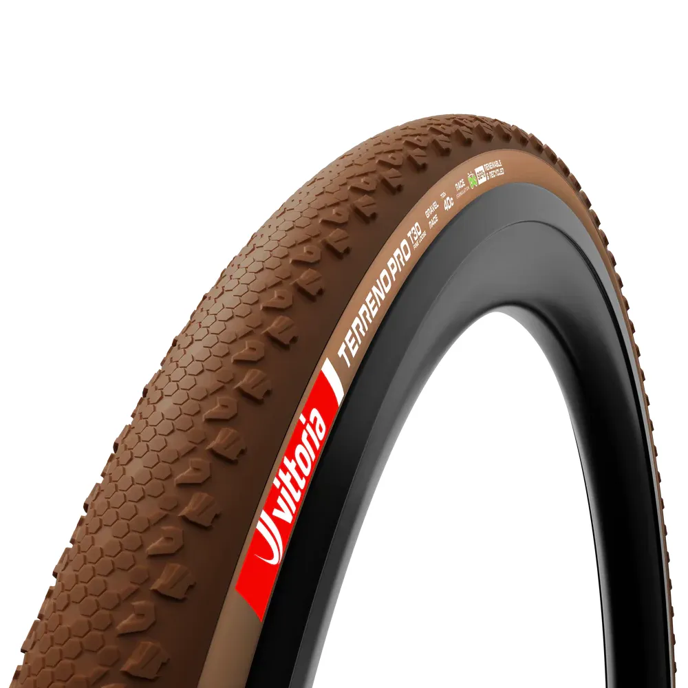 Vittoria Terreno Pro T30 Fine Loose Gravel TLR Tyre - 700x35c Brown