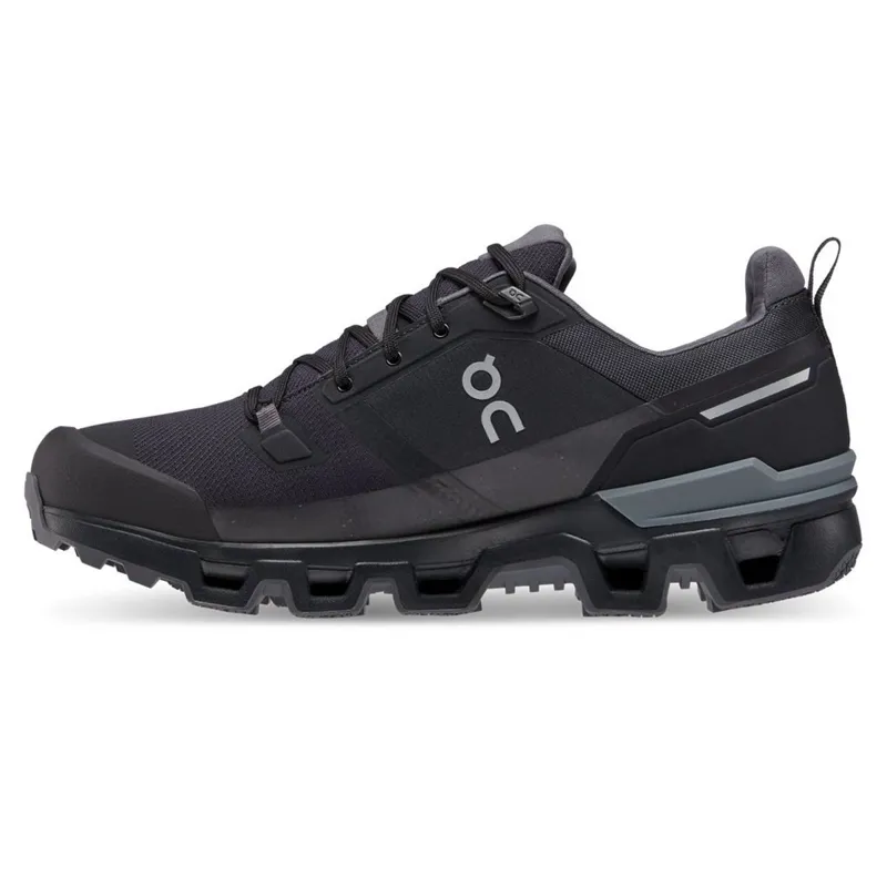 On Cloudwander Waterproof Walking Shoe - Black Eclipse-4