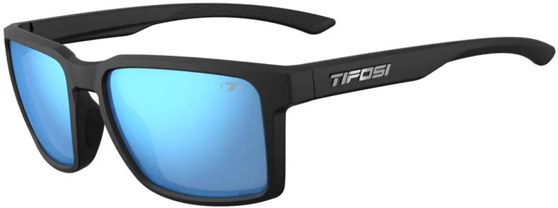 Tifosi Sylo Sunglasses Medium/Large - Matte Black Blue Lens