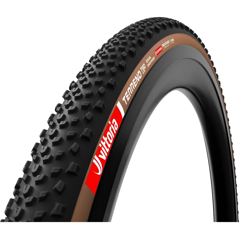 Vittoria Terreno T60 Mixed Gravel Endurance G2.0 TLR Tyre - Brown 700x40c