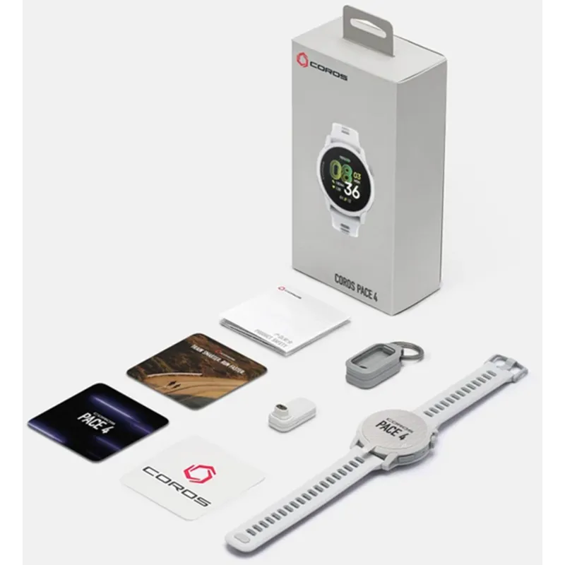 Coros Pace 4 Sports GPS Watch Silicone White-6