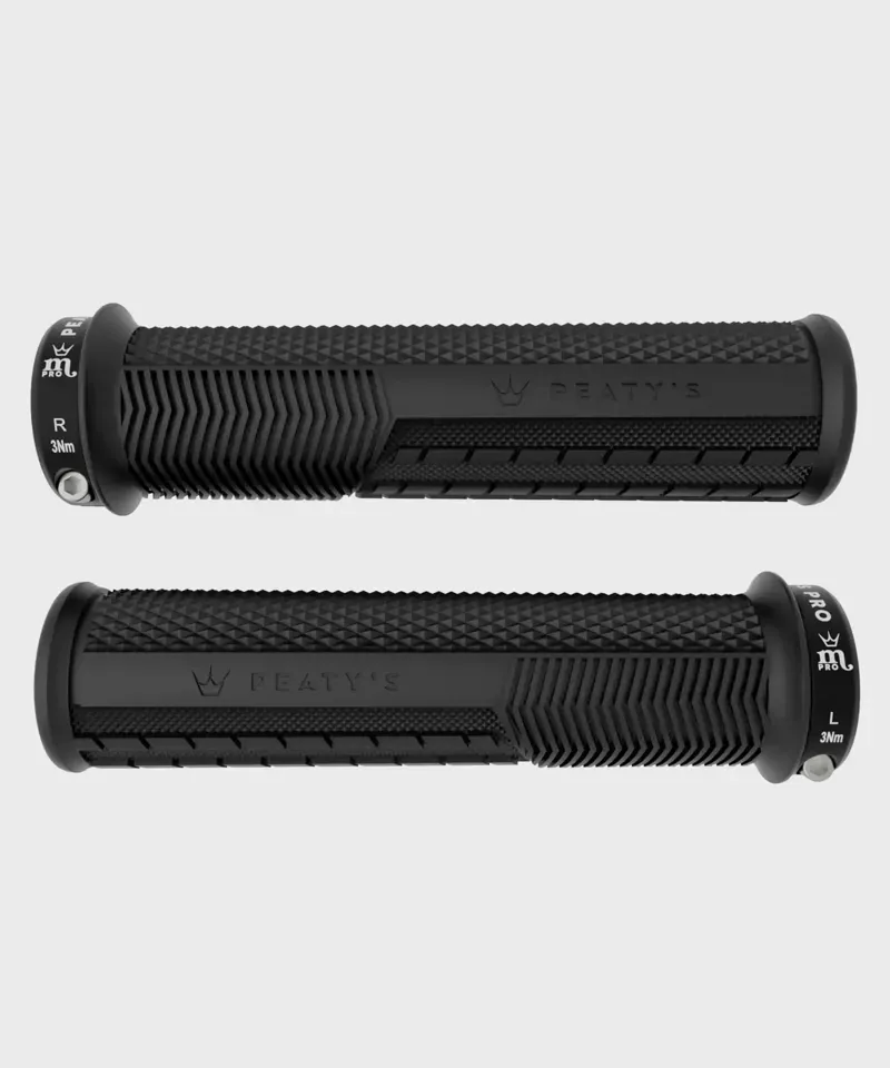 Peaty's Monarch Pro Knurl Grip - Black
