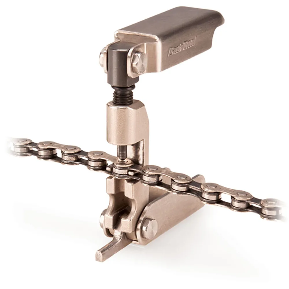 Park Tool CT-6.3 Folding Chain Tool w/Peening Anvil in Silver