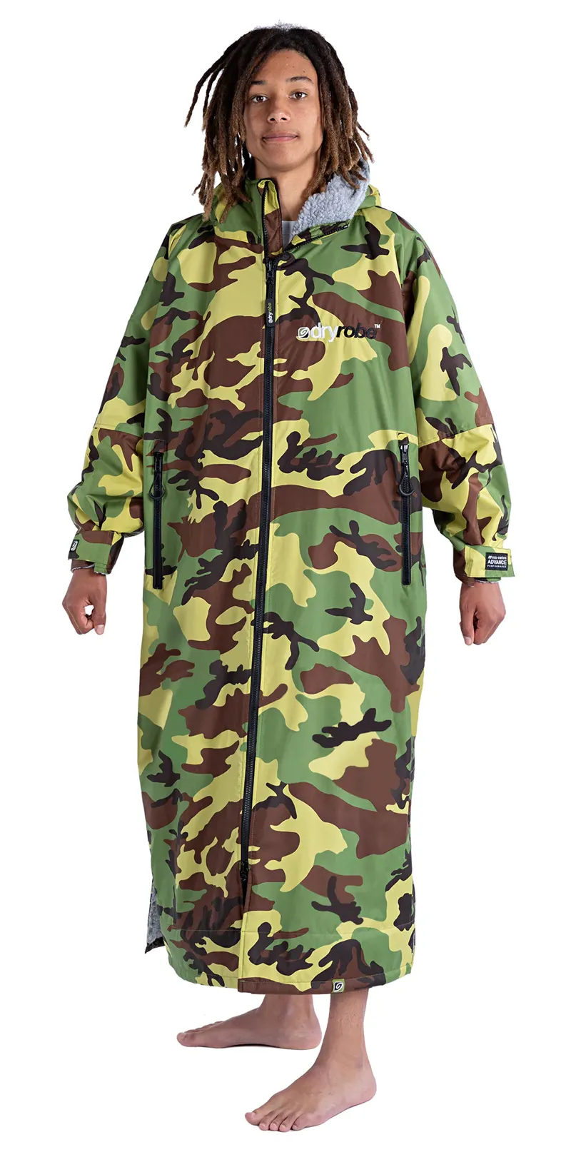 DryRobe Advance Long Sleeve - Camo Grey