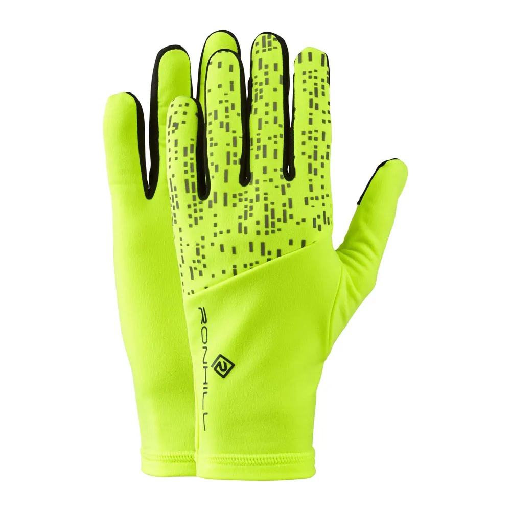 Ronhill Nightrunner Gloves - Yellow