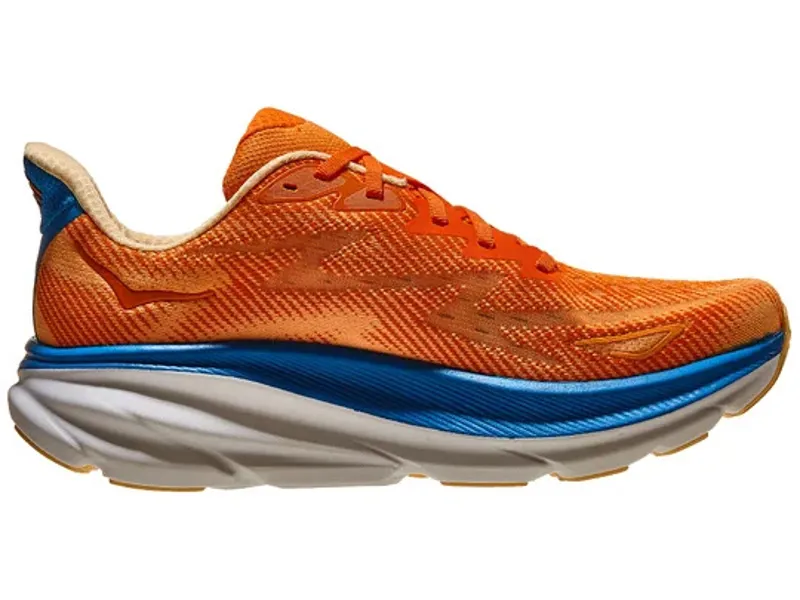 Hoka Clifton 9 Mens 8 Running Shoes Orange Blue 1127895 VOIM Road Trainers Hoka One One Mens Clifton 9 1127895 VOIM | Mercari main image 3