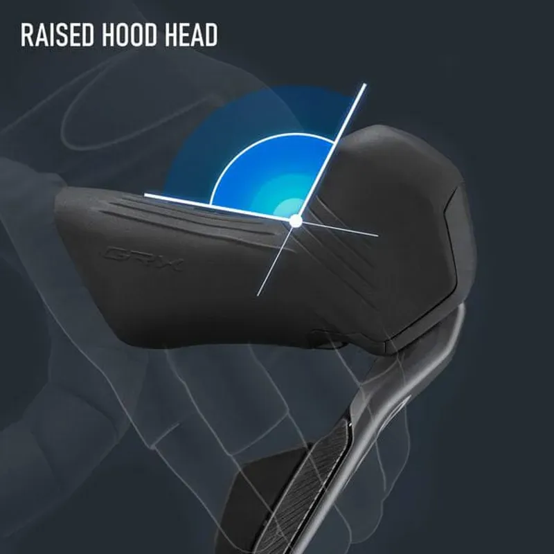 Shimano GRX STRX825/BRRX820 Di2 bleed 12s Right Hand / Front Black-4