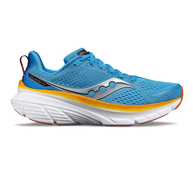 Saucony Guide 17 Road Running Shoes - Viziblue Peel