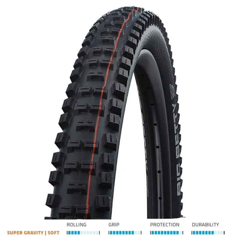 Schwalbe Big Betty Evo Super Gravity Addix Soft Folding TLE Tyre - Black