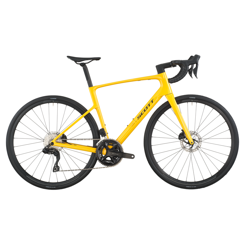 2026 Scott Addict 40 Carbon Road Bike Vivid Yellow