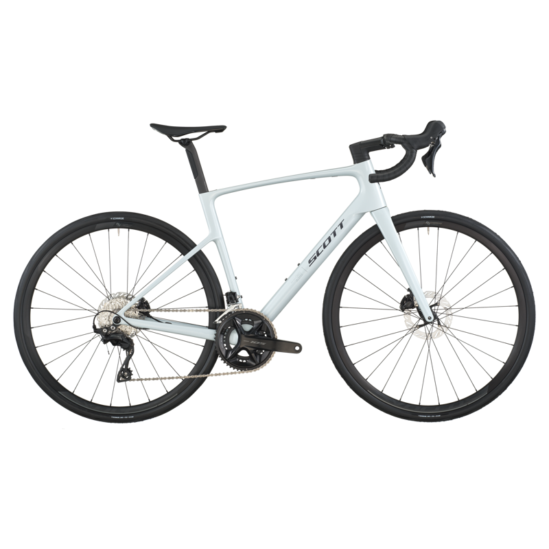 2026 Scott Addict 50 Carbon Road Bike - Cumulus White