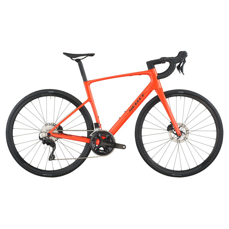 Scott Addict 50 Carbon Road Bike in Flame Orange