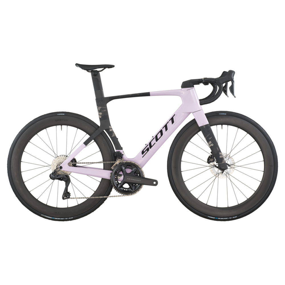 2026 Scott Foil RC 10 Aero Road Bike - Violet Pink Carbon Black