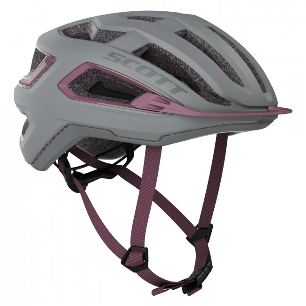 Scott Arx CE Helmet - Tile Grey Cassis Pink