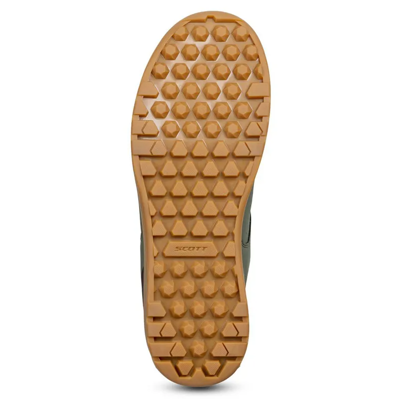 Scott MTB Shr-Alp Lace Flat Pedal Shoes - Moss Green Black-5