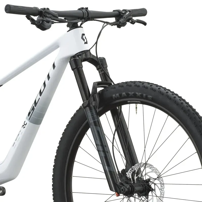 2027 Scott Spark RC Comp XC Mountain Bike in White-3