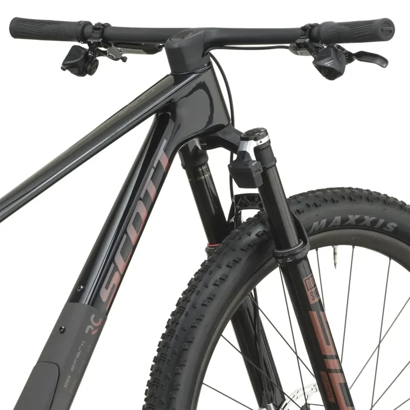 2027 Scott Spark RC SL XC Mountain Bike - Piano Black Carbon Black-4