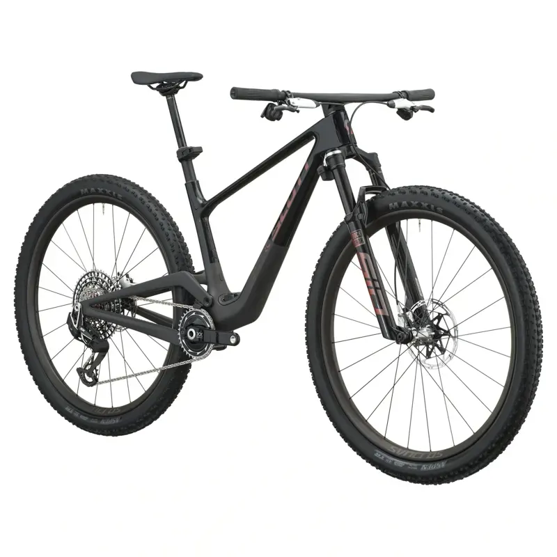 2027 Scott Spark RC SL XC Mountain Bike - Piano Black Carbon Black-1