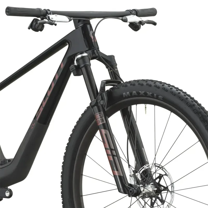 2027 Scott Spark RC SL XC Mountain Bike - Piano Black Carbon Black-3