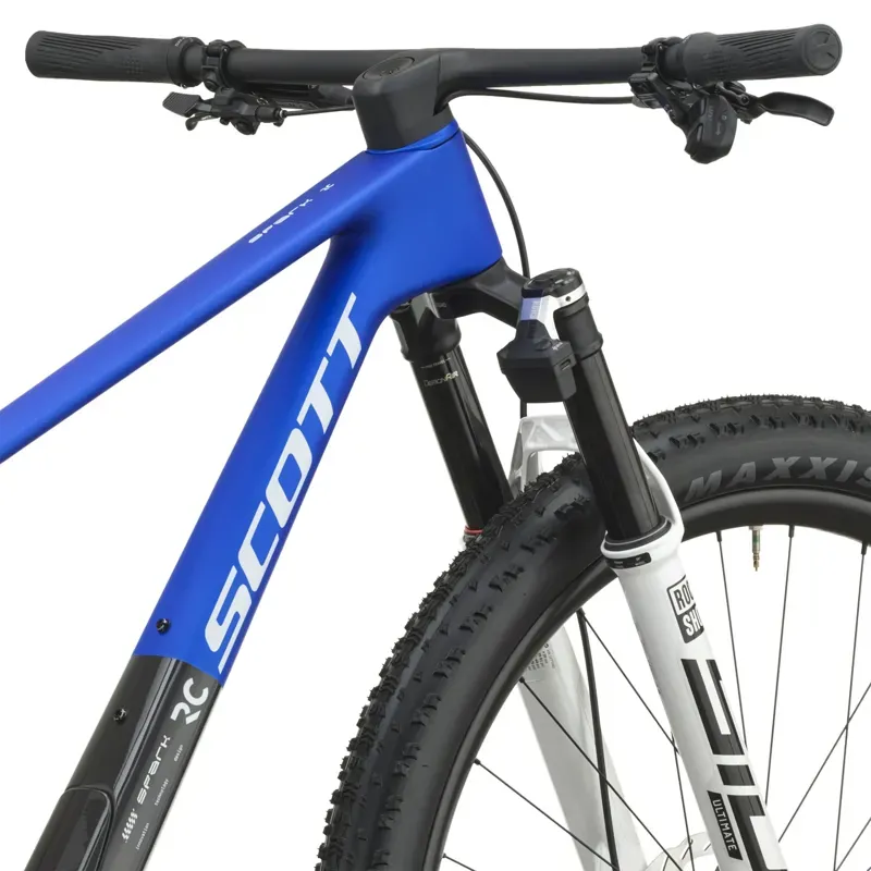 2027 Scott Spark RC Team Issue XC Mountain Bike in Ultra Blue/Carbon Black-6