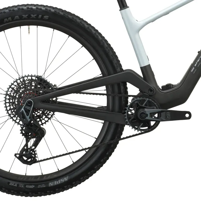 2027 Scott Spark RC World Cup Mountain Bike - Cumulus White Carbon Black-5