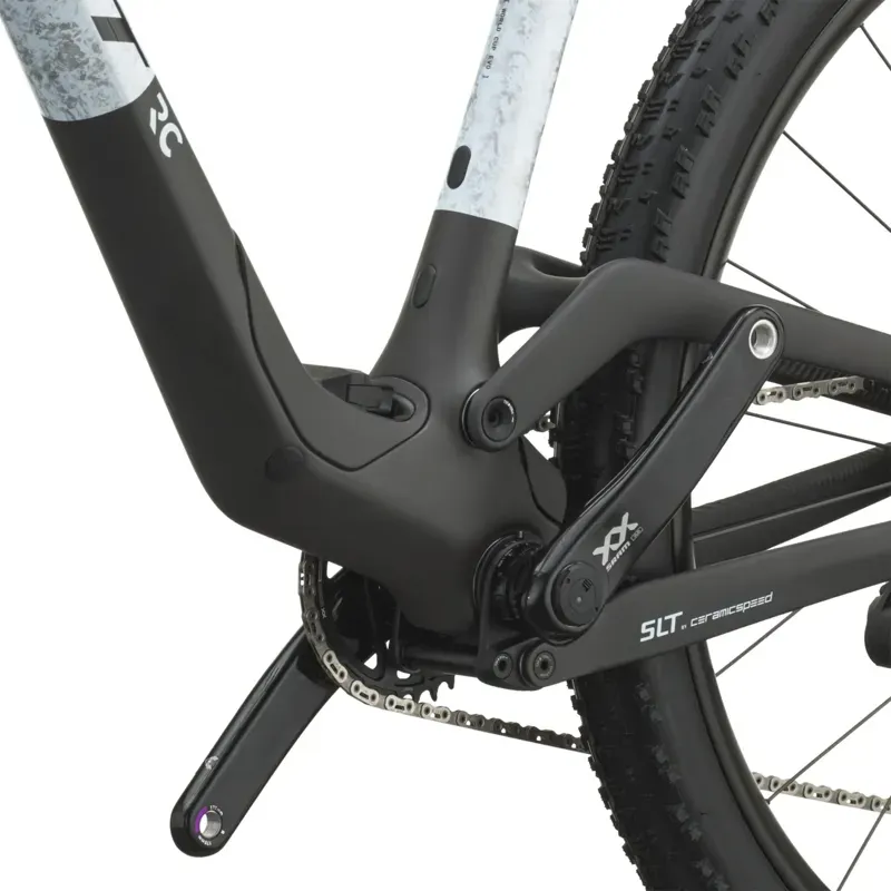 2027 Scott Spark RC World Cup EVO XC Mountain Bike - Rush White Carbon Black-6