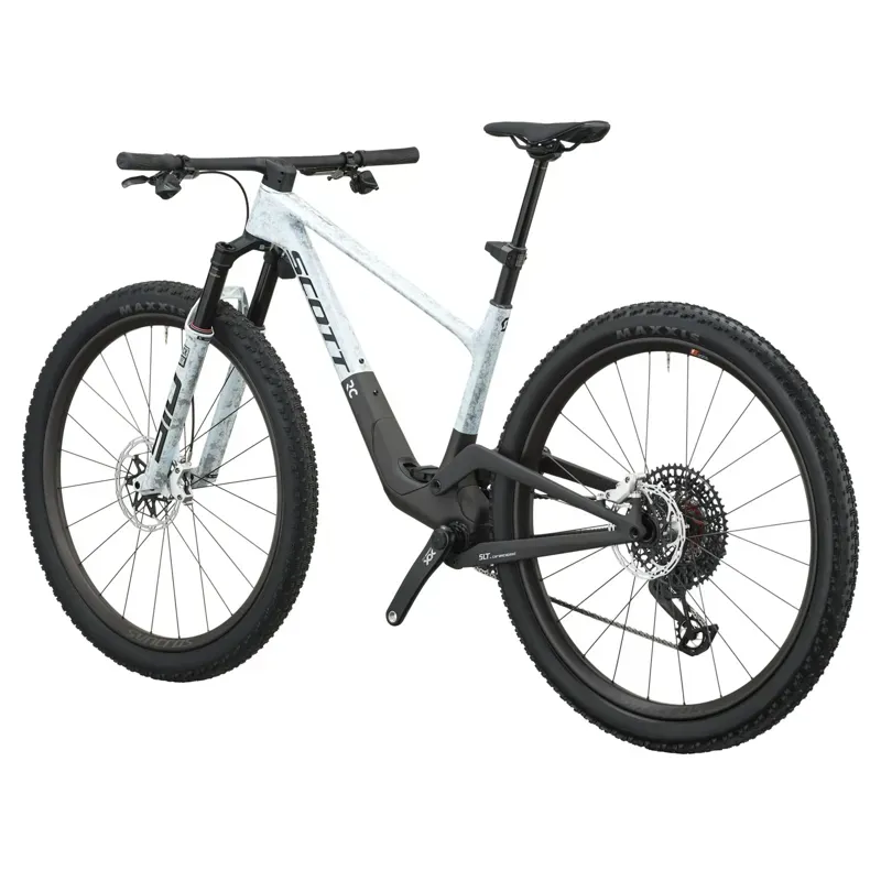 2027 Scott Spark RC World Cup EVO XC Mountain Bike - Rush White Carbon Black-2