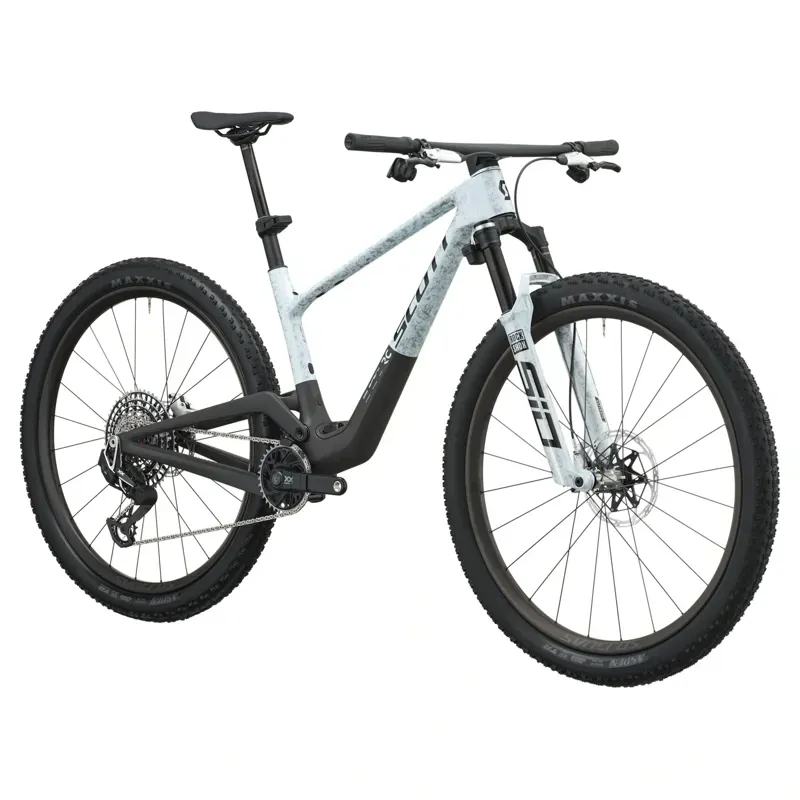 2027 Scott Spark RC World Cup EVO XC Mountain Bike - Rush White Carbon Black-1